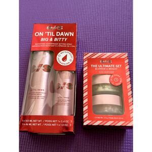 One Size Bundle Mattifying Waterproof Setting Spray & Blurred Setting Powder NEW